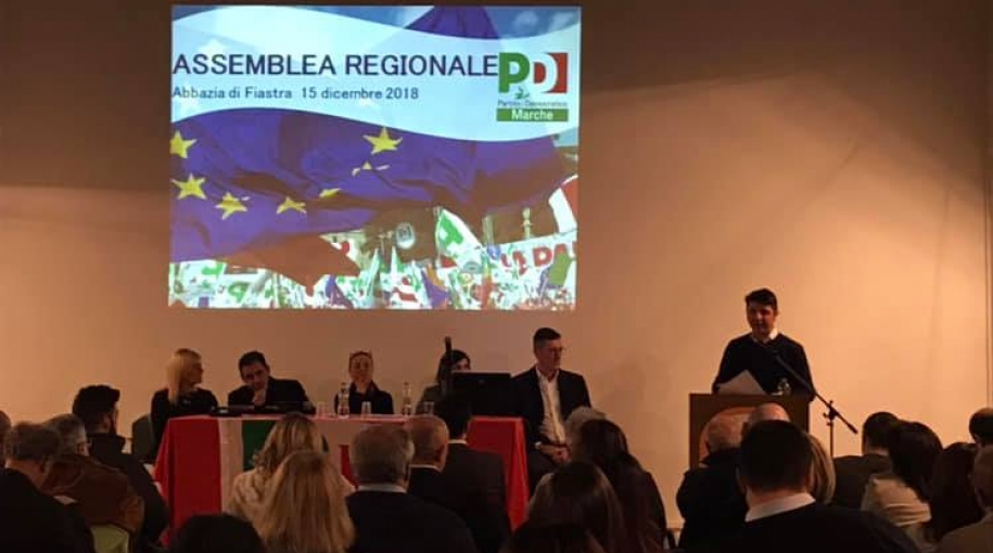 Assemblea Regionale Pd Marche: Gostoli proclamato Segretario all'unanimità