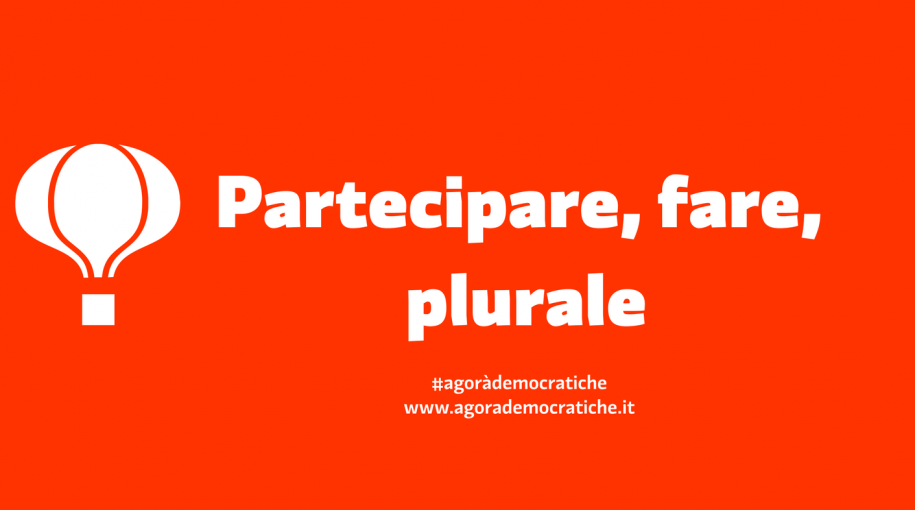 Da oggi online la piattaforma digitale delle Agorà Democratiche