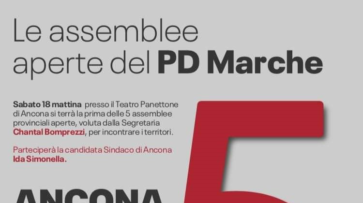 Assemblee aperte PD Marche